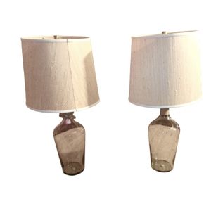 Matched pair of accent lamps